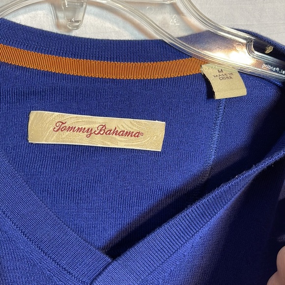 Bundle of Mens Sweaters Vneck Medium Tommy Bahama Ben Hogan Golf M Purple Blue - Picture 5 of 12